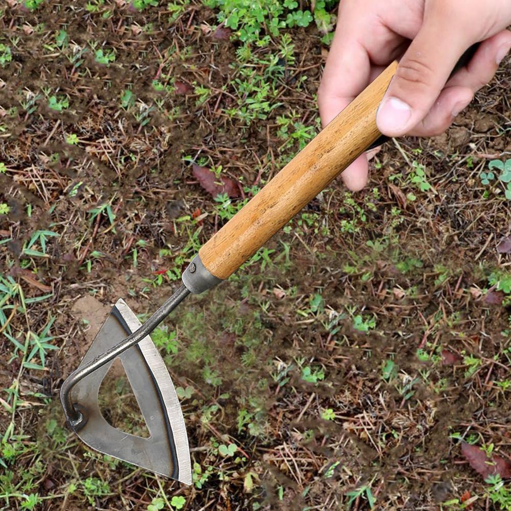 Gardening Tools Used For Weeding - 손잡이가 있는 정원 중공 괭이 잡초
