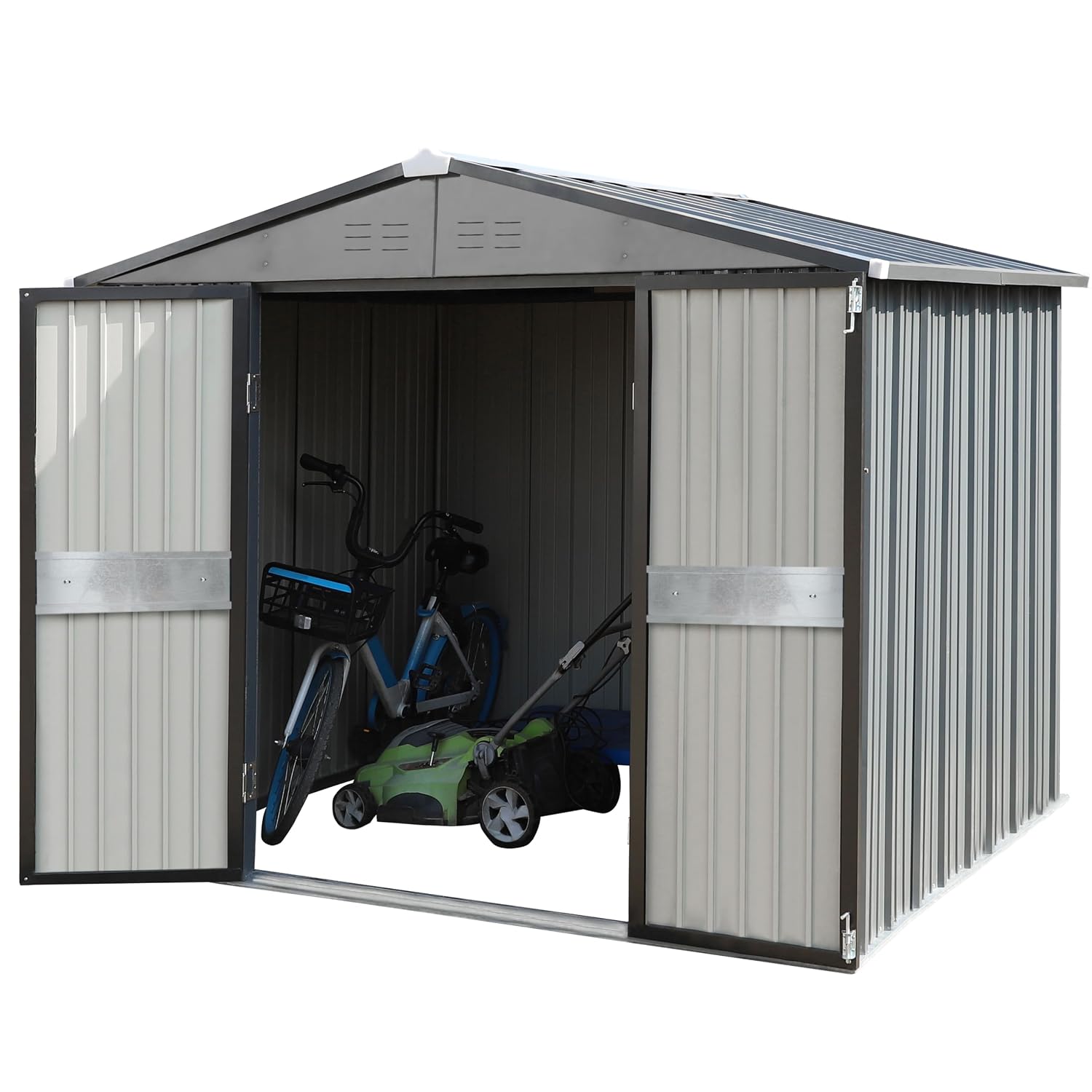 Gardening Tools Storage - 10' x 10' 야외용 이중문 창고,
