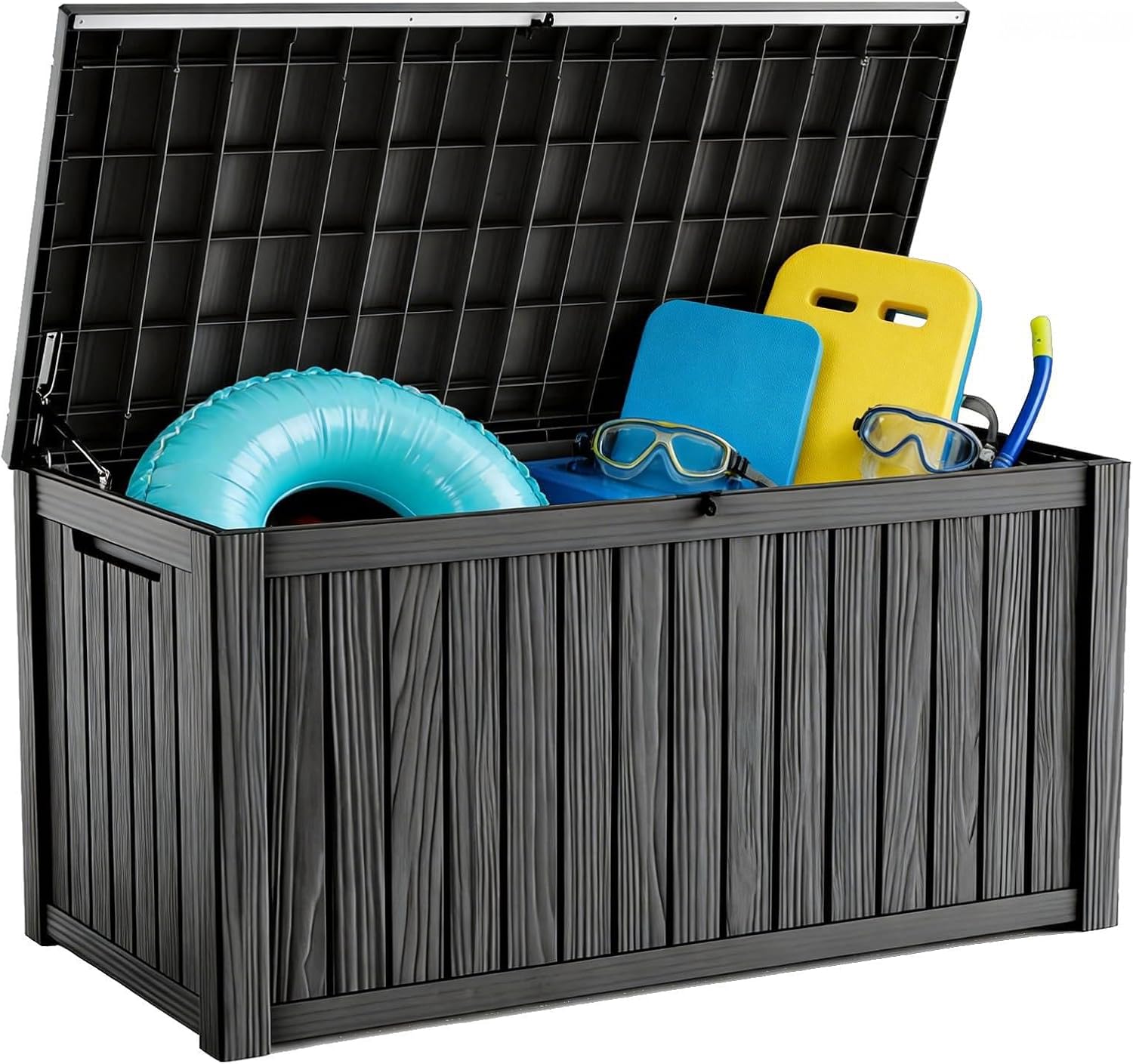 Gardening Tools Storage - 200갤런 야외 보관함, 잠금 가능 방수