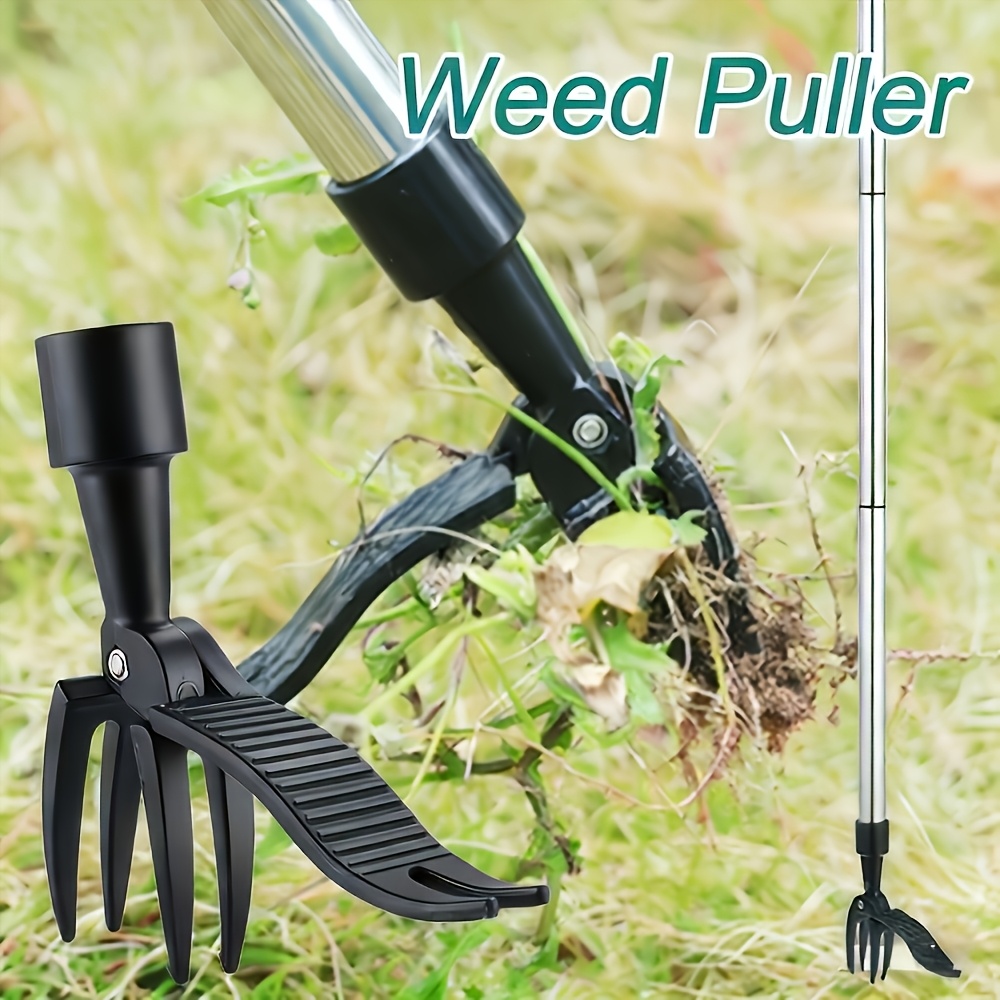 Weed Puller - 1개의 고강도 금속 수직 잡초 제거기,