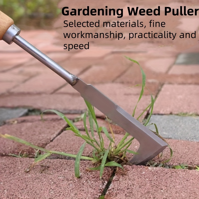 Gardening Tools Used For Weeding - 스테인리스 스틸 틈새 제초 도구, L자형