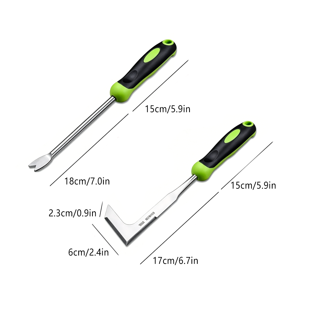 1세트 스테인레스 스틸 제초 도구 L/V자형 다목적 정 - Gardening Tools Used For Weeding 리뷰 및 가격