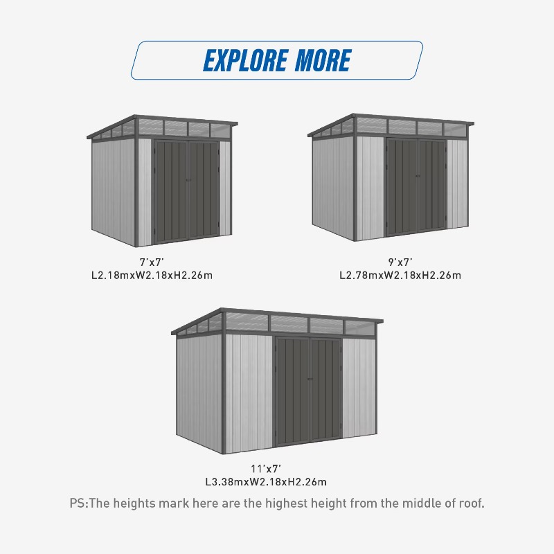 D2833 3M*3M 고성능 금속 공구 보관함 녹색 방 - Gardening Tools Storage 리뷰 및 가격