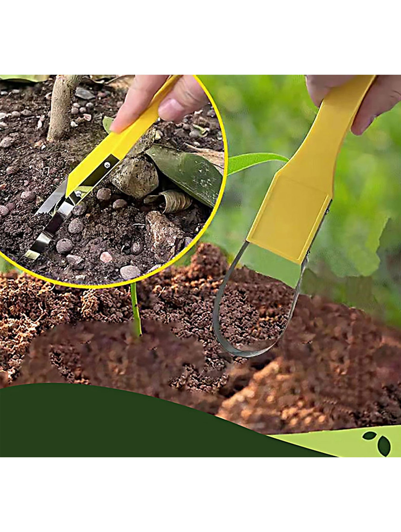 내구성이 뛰어난 플라스틱 수동 제초기, V자형 헤드로  - Weed Puller 리뷰 및 가격