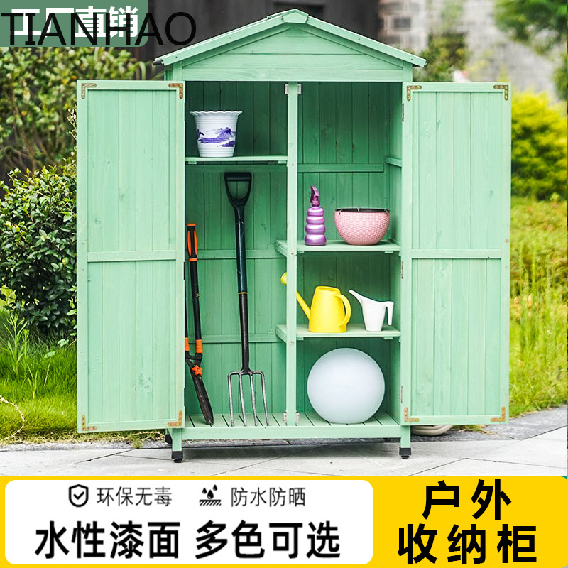 야외용 사물함 원목 방부제 자외선 차단 방수 보관 캐비 - Gardening Tools Storage 리뷰 및 가격