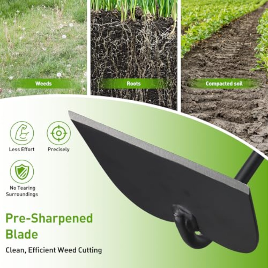 잡초 제거용 정원용 괭이, 헤비 듀티 드로우 호 정원용 - Gardening Tools Drawing 리뷰 및 가격