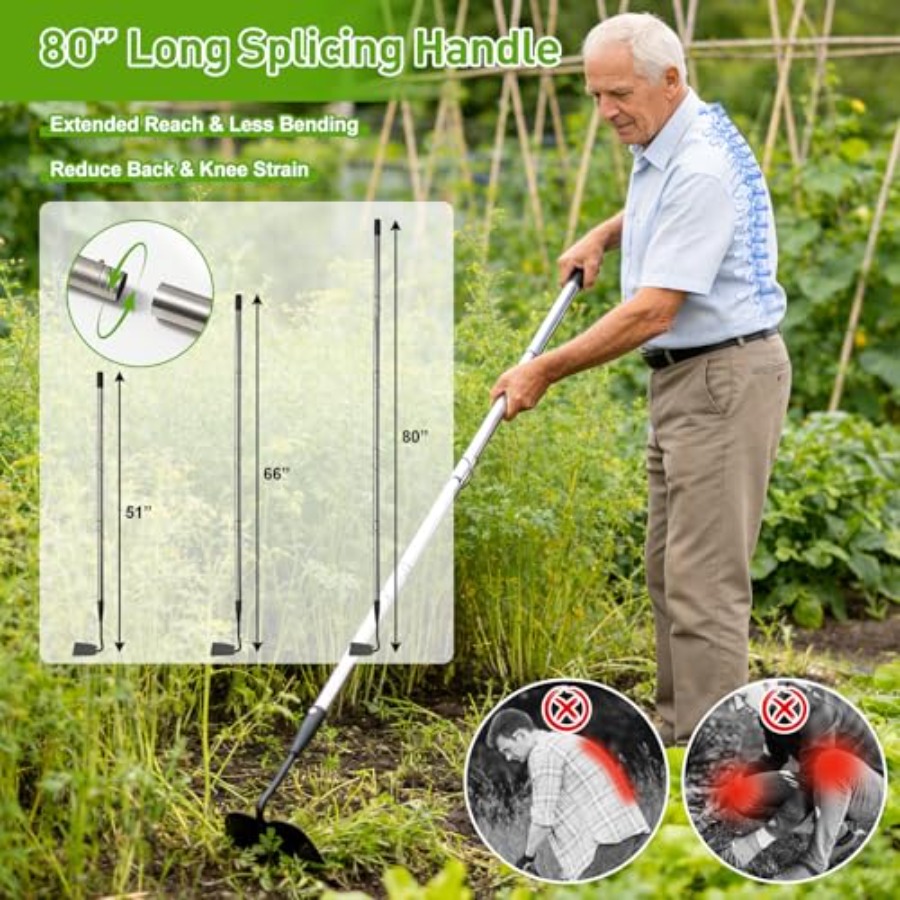 잡초 제거용 정원용 괭이, 헤비 듀티 드로우 호 정원용 - Gardening Tools Drawing 리뷰 및 가격