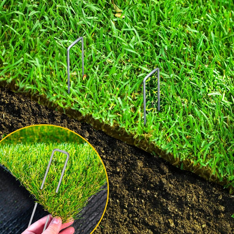 10개 U자형 정원 못 인조 잔디 못 헤비 펜스 파일  - Gardening Tools Used For Weeding 리뷰 및 가격