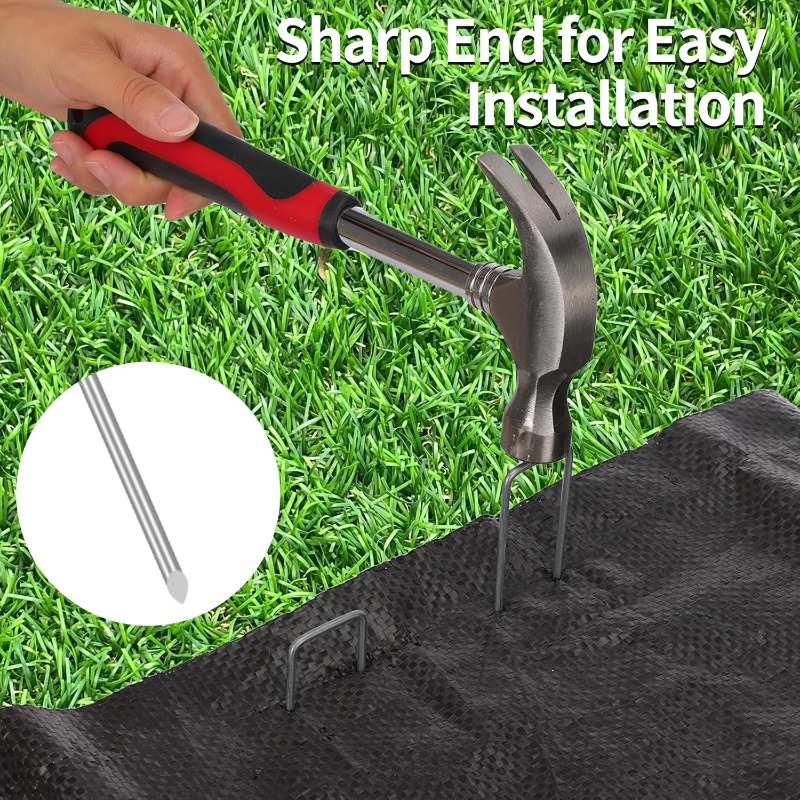 10개 U자형 정원 못 인조 잔디 못 헤비 펜스 파일  - Gardening Tools Used For Weeding 리뷰 및 가격