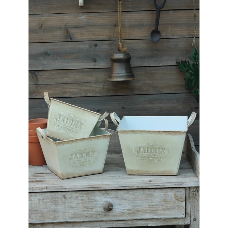 빈티지 전원풍 틴 영국식 양손잡이 화분 꽃통 꽃 도구  - Gardening Tools In English 리뷰 및 가격