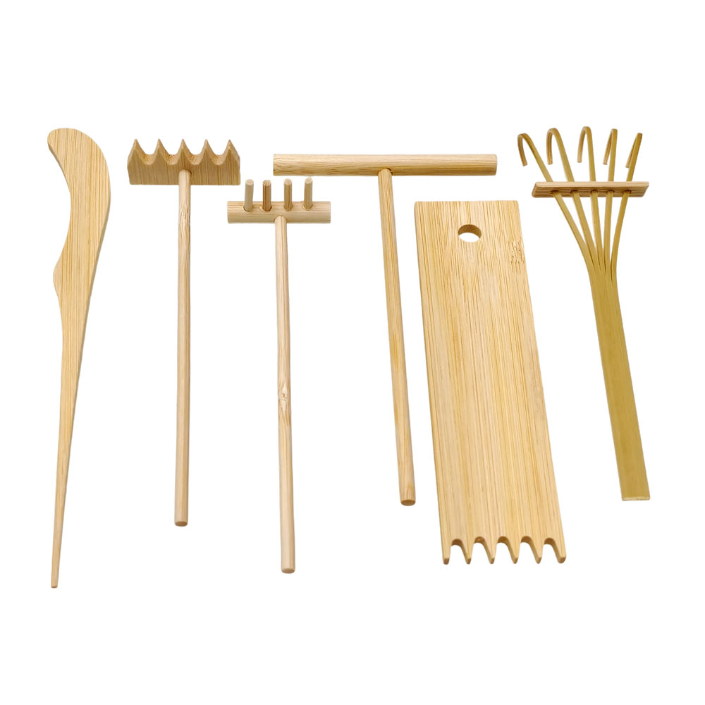 6개 대나무 모래 갈퀴 도구 세트 - 선(禪) 정원,  - Gardening Tools Drawing 리뷰 및 가격