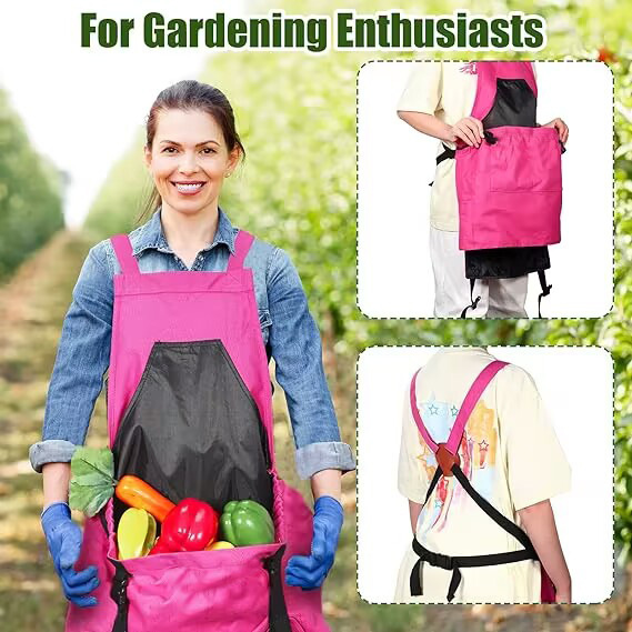 대형 포켓이 있는 야외 수확용 앞치마, 빠른 탈부착이  - Gardening Tools Big 리뷰 및 가격
